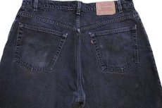 画像5: 90s USA製 Levi'sリーバイス 560 ブラック デニムパンツ w40 L30★25 (5)