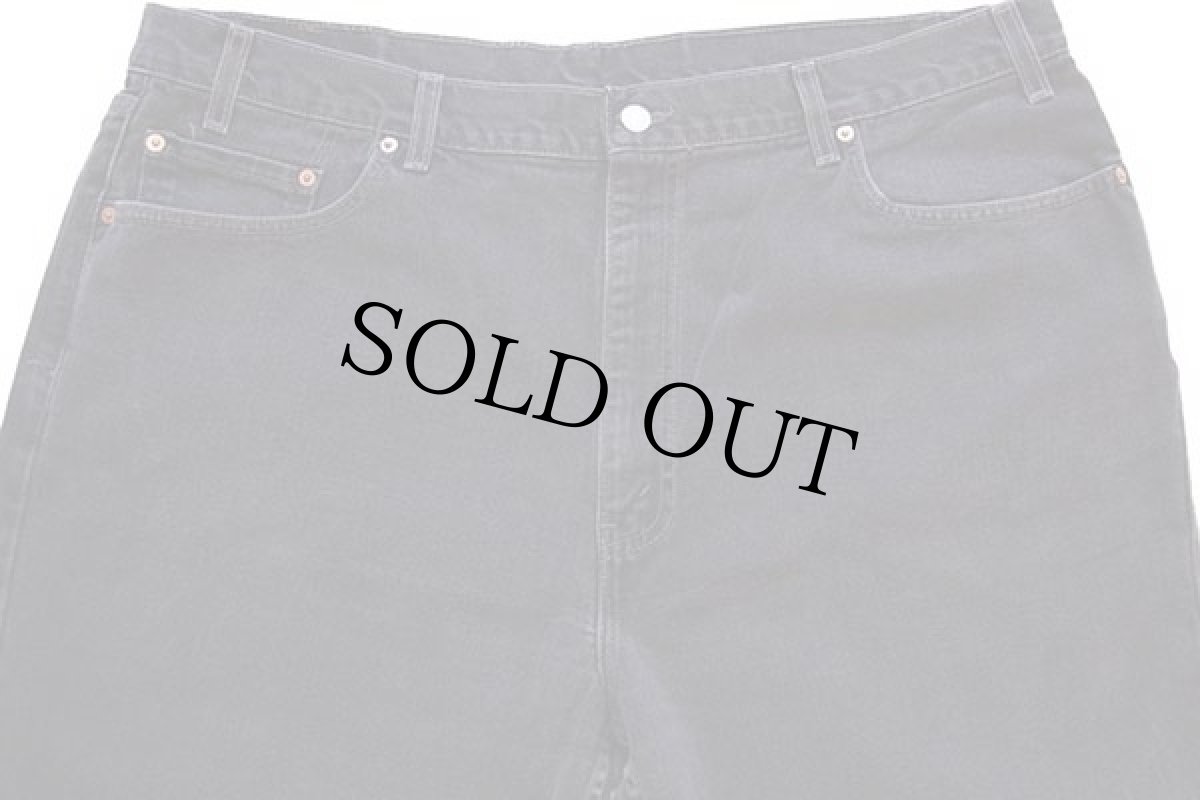 画像4: 00s USA製 Levi'sリーバイス 550 ブラック デニムパンツ w44 L32★127 (4)