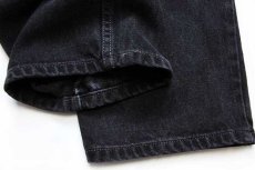 画像8: 90s メキシコ製 Levi'sリーバイス 550 ブラック デニムパンツ w33 L34 (8)