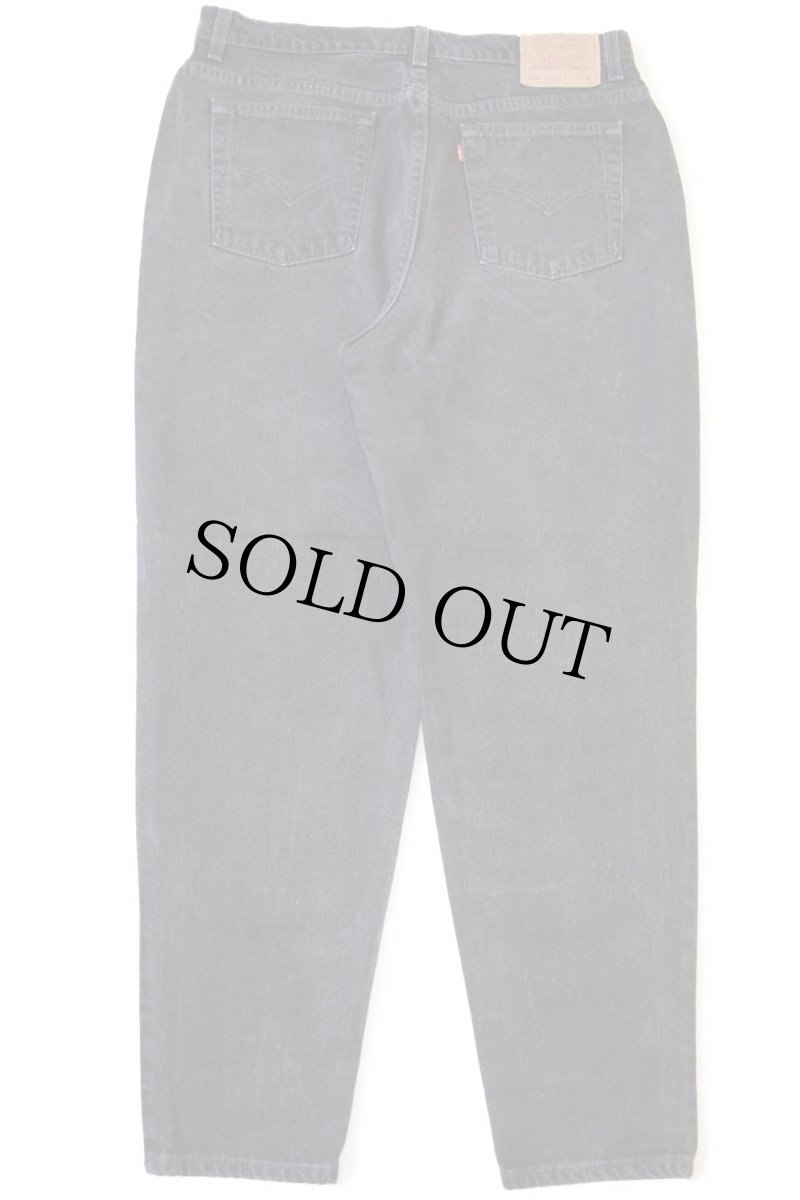 画像3: 90s USA製 Levi'sリーバイス 550 ブラック デニムパンツ 18W M (3)