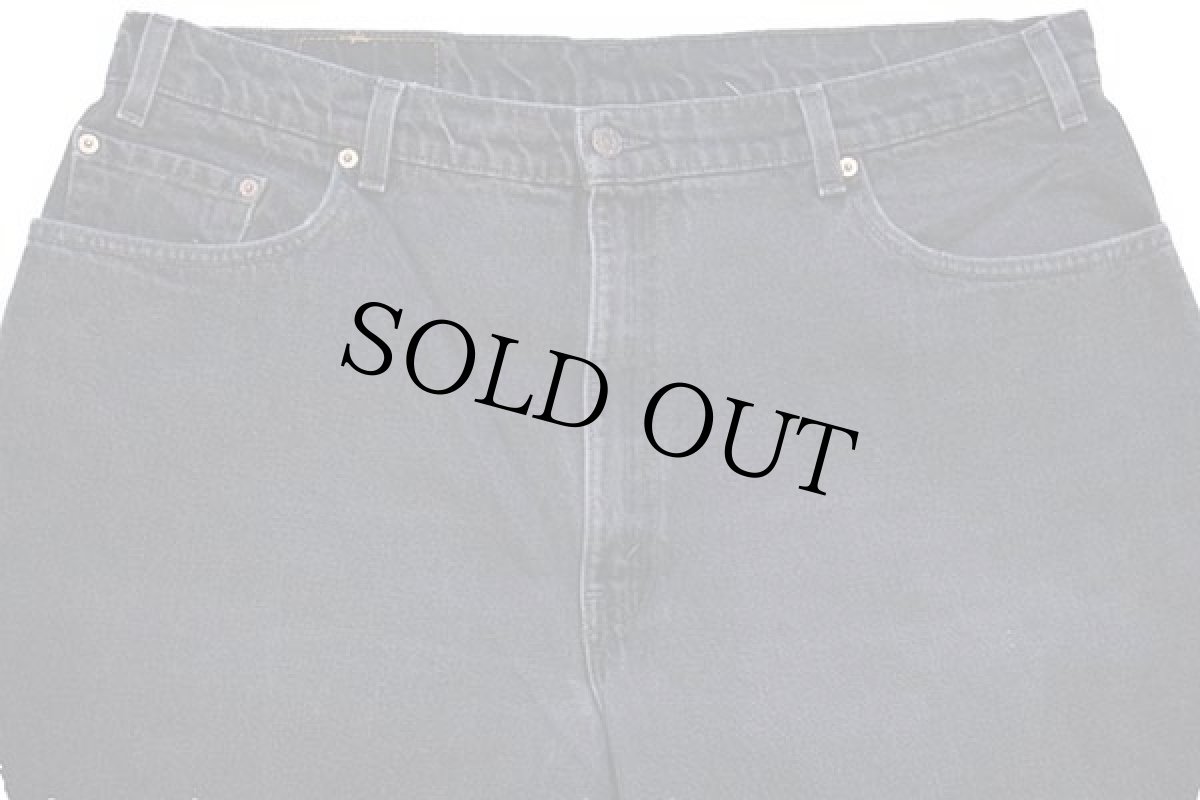 画像4: 90s USA製 Levi'sリーバイス 560 ブラック デニムパンツ w40 L30★25 (4)