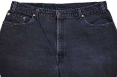 画像4: 90s USA製 Levi'sリーバイス 560 ブラック デニムパンツ w40 L30★25 (4)