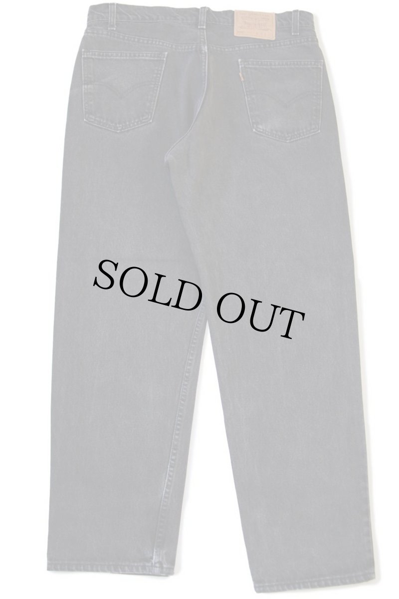 画像3: 90s USA製 Levi'sリーバイス 550 ブラック デニムパンツ w36 L30★92 (3)