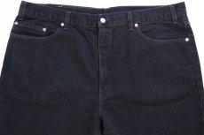 画像4: 00s USA製 Levi'sリーバイス 550 ブラック デニムパンツ w42 L30★126 (4)