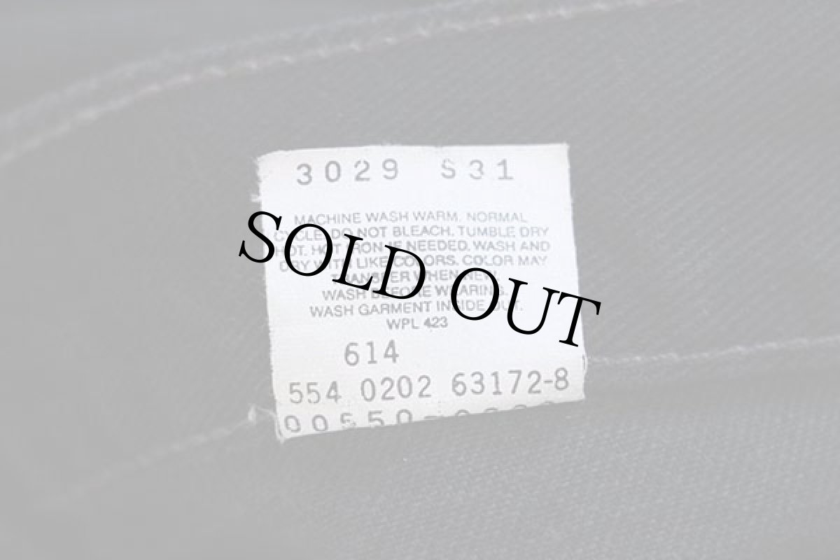 画像7: 00s USA製 Levi'sリーバイス 550 ブラック デニムパンツ w42 L30★126 (7)