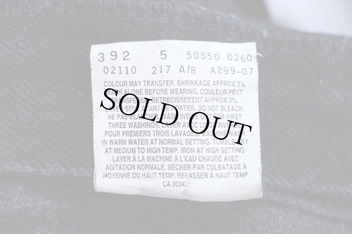 画像7: 90s カナダ製 Levi'sリーバイス 550 ブラック デニムパンツ w40 L32★125 ユーロ (7)