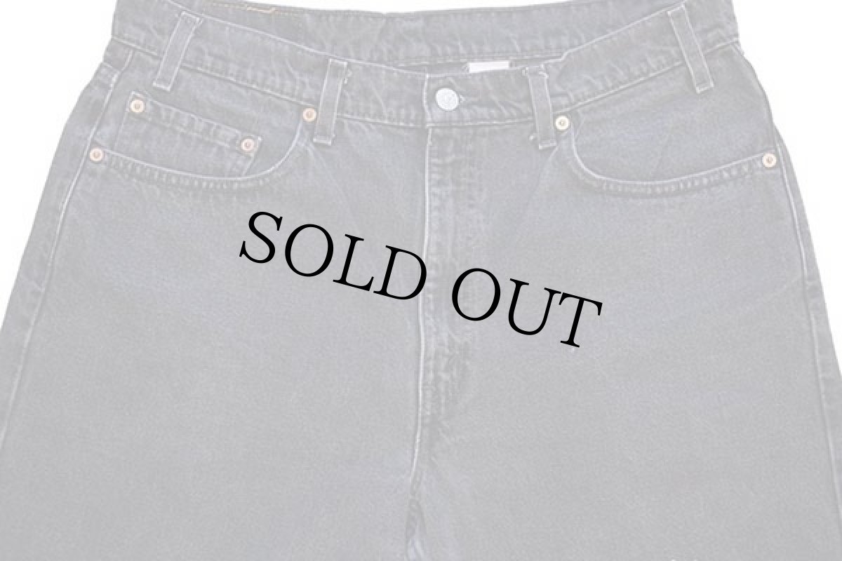 画像4: 90s メキシコ製 Levi'sリーバイス 550 ブラック デニムパンツ w36 L32★90 (4)