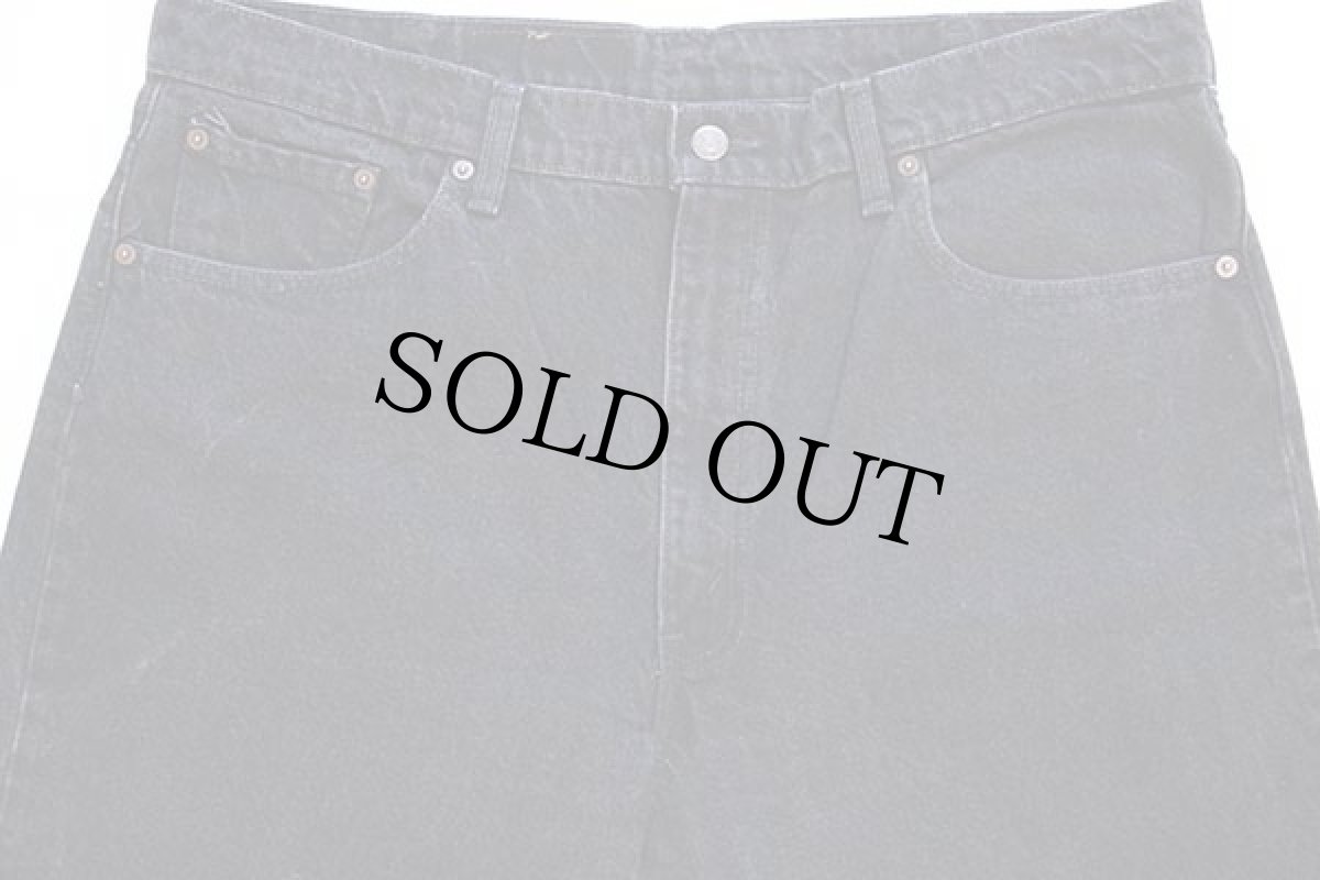 画像4: 90s カナダ製 Levi'sリーバイス 550 ブラック デニムパンツ w40 L32★125 ユーロ (4)