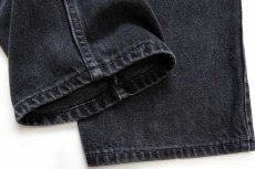 画像8: 90s USA製 Levi'sリーバイス 550 ブラック デニムパンツ w40 L32★124 (8)