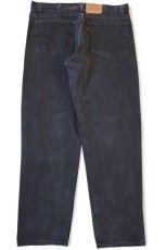 画像3: 90s USA製 Levi'sリーバイス 550 ブラック デニムパンツ w40 L32★124 (3)