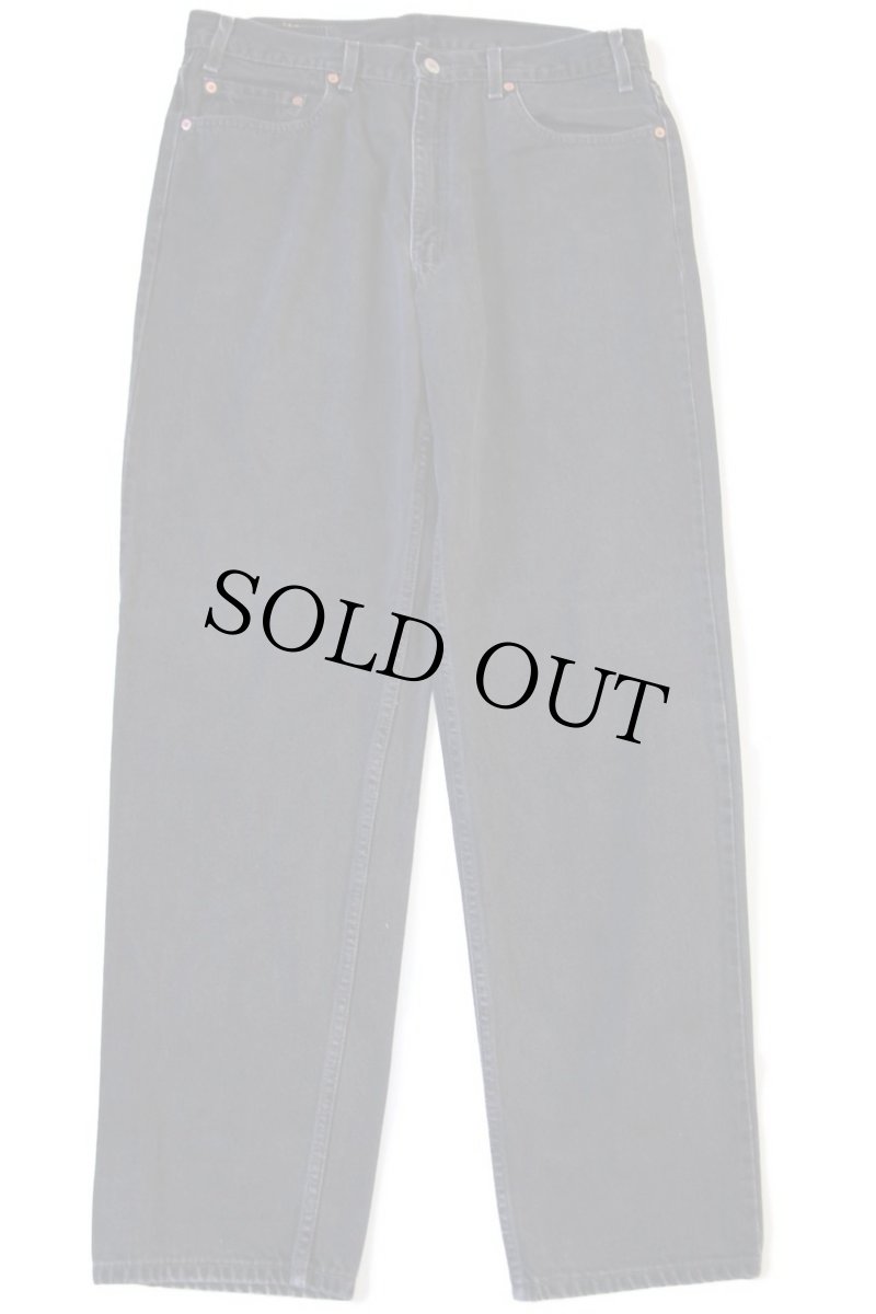 画像2: 90s メキシコ製 Levi'sリーバイス 550 ブラック デニムパンツ w36 L34★108 (2)