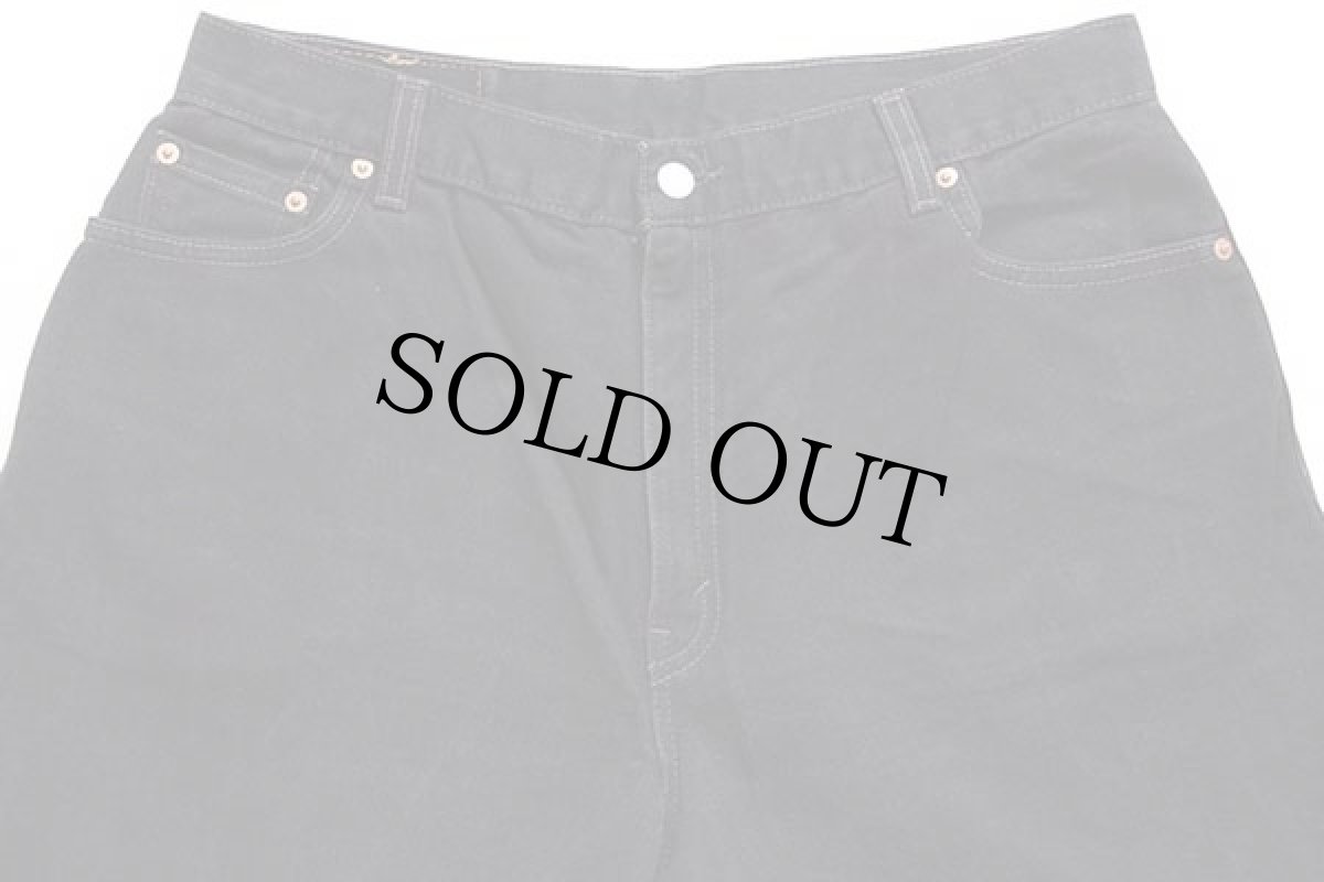 画像4: 90s USA製 Levi'sリーバイス 550 ブラック デニムパンツ w36★129 (4)