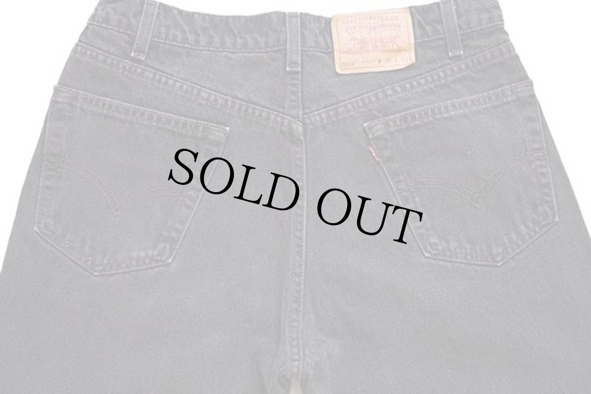 画像5: 90s USA製 Levi'sリーバイス 550 ブラック デニムパンツ w36 L32★122 (5)