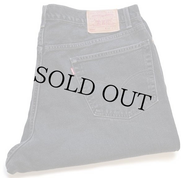 00s USA Levi ブラックデニム リーバイス 550 W36 L30
