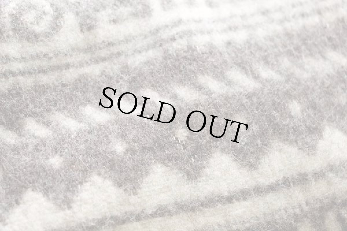 画像4: 80s UNKNOWN フォークロア柄 ウール ブランケット パーカー★B (4)