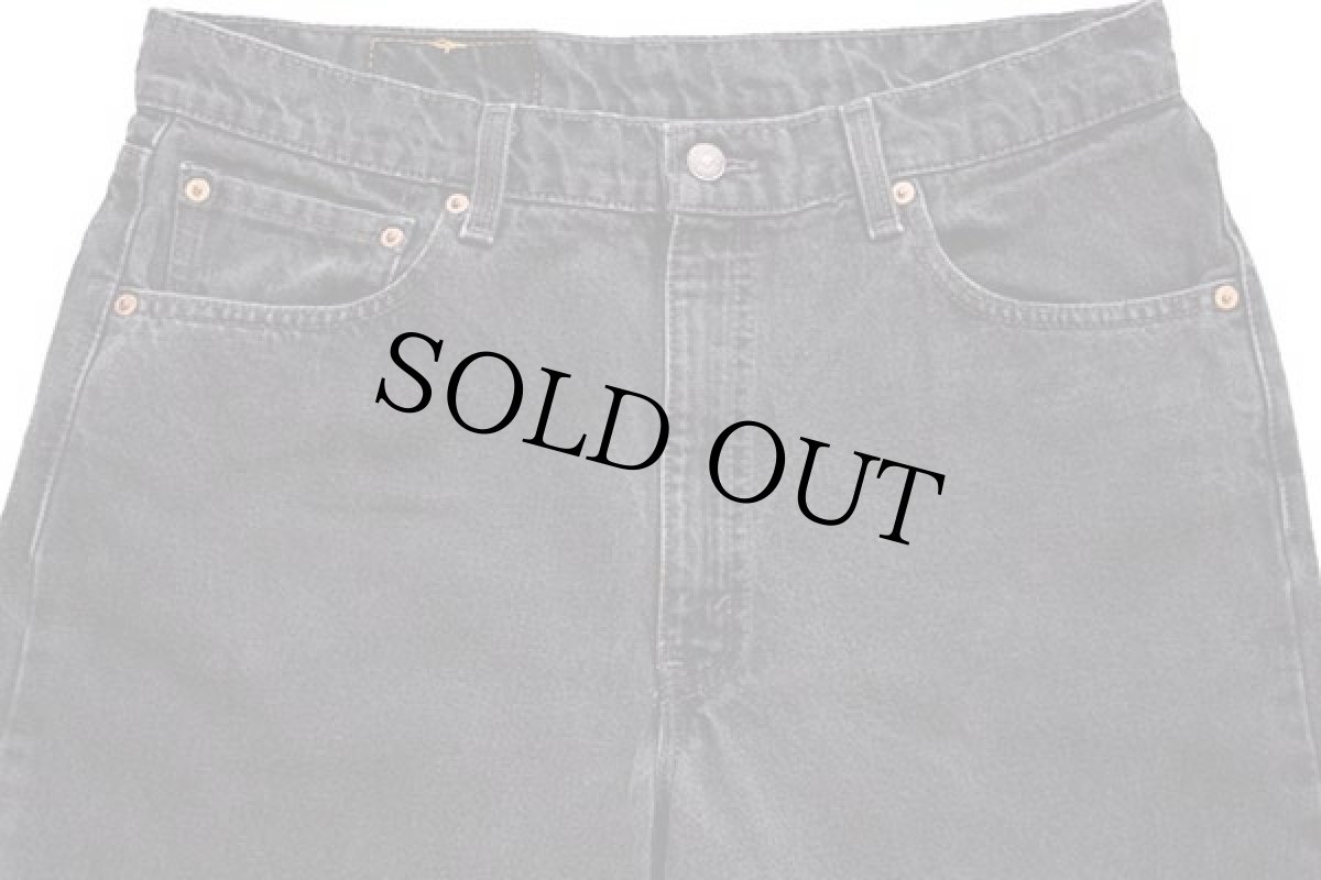 画像4: 90s USA製 Levi'sリーバイス 550 ブラック デニムパンツ w36 L32★122 (4)