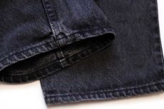 画像7: 90s USA製 Levi'sリーバイス 550 ブラック デニムパンツ w36 L30★92 (7)