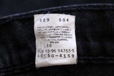 画像7: 90s Levi'sリーバイス 550 ブラック デニムパンツ w34 L32★123 (7)