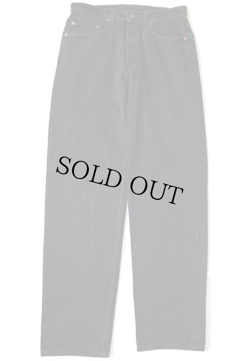 画像2: 90s メキシコ製 Levi'sリーバイス 550 ブラック デニムパンツ w33 L34 (2)