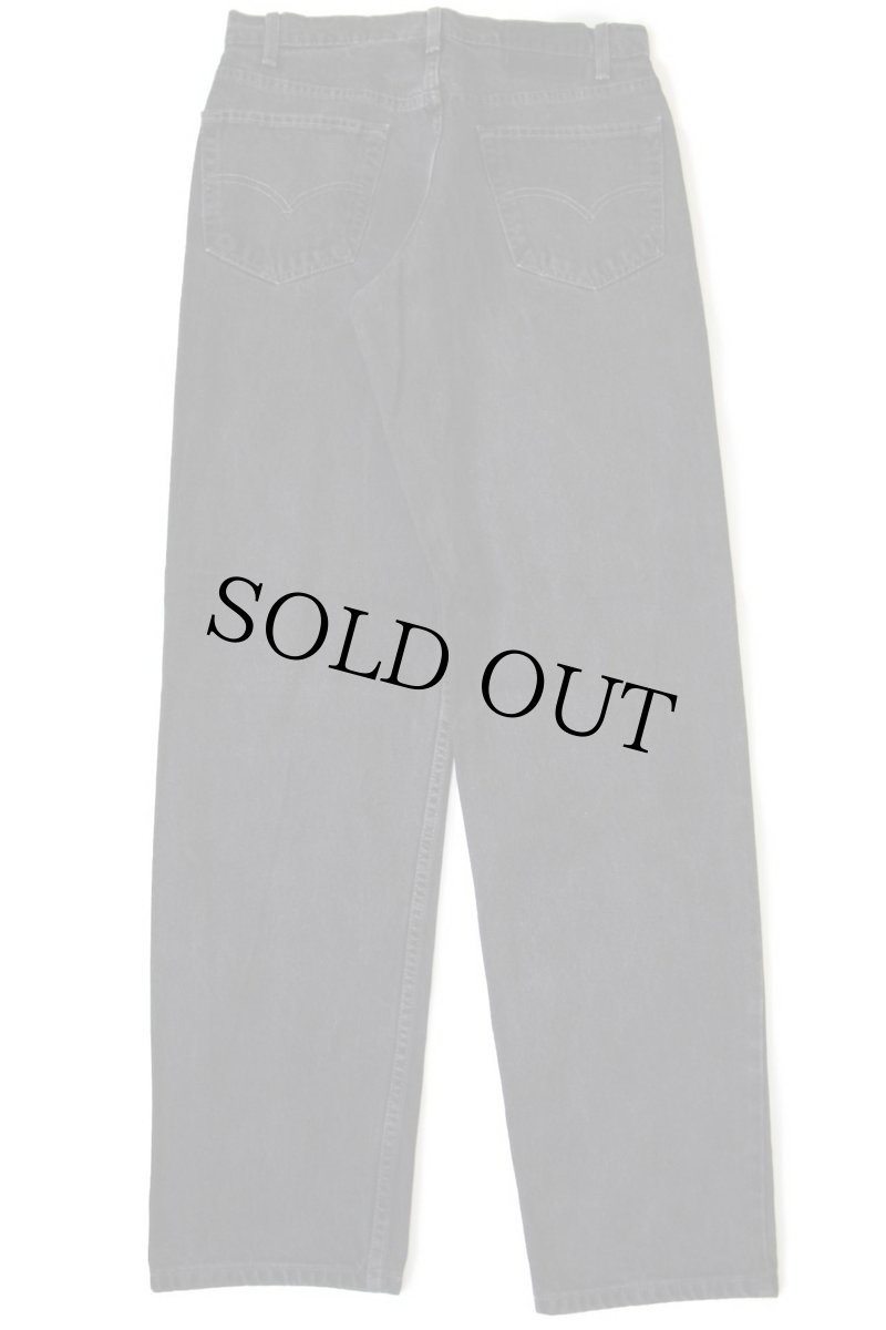 画像3: 90s メキシコ製 Levi'sリーバイス 550 ブラック デニムパンツ w33 L34 (3)