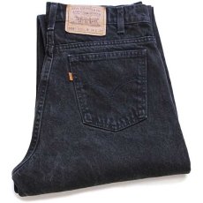 画像1: 90s Levi'sリーバイス 550 ブラック デニムパンツ w34 L32★123 (1)