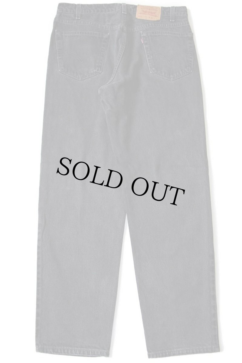 画像3: 90s USA製 Levi'sリーバイス 550 ブラック デニムパンツ w36 L32★122 (3)