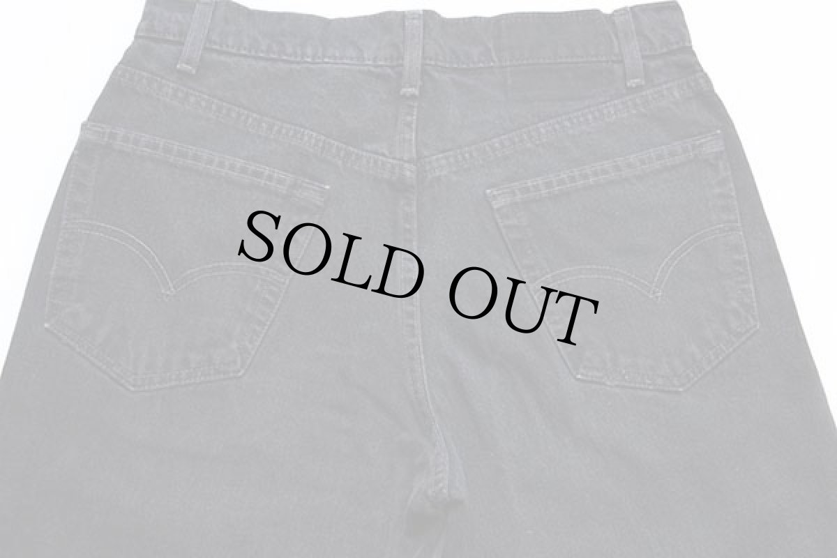 画像5: 90s メキシコ製 Levi'sリーバイス 550 ブラック デニムパンツ w33 L34 (5)