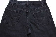 画像5: 90s メキシコ製 Levi'sリーバイス 550 ブラック デニムパンツ w33 L34 (5)