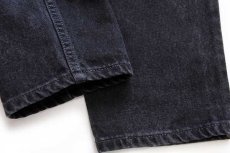 画像8: 90s USA製 Levi'sリーバイス 550 ブラック デニムパンツ 18W M (8)