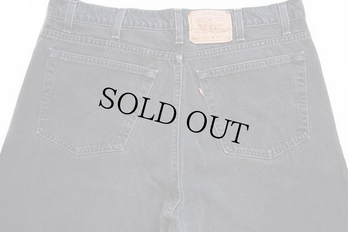 画像5: 90s USA製 Levi'sリーバイス 550 ブラック デニムパンツ w40 L32★124 (5)