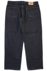 画像3: 00s USA製 Levi'sリーバイス 550 ブラック デニムパンツ w42 L30★126 (3)