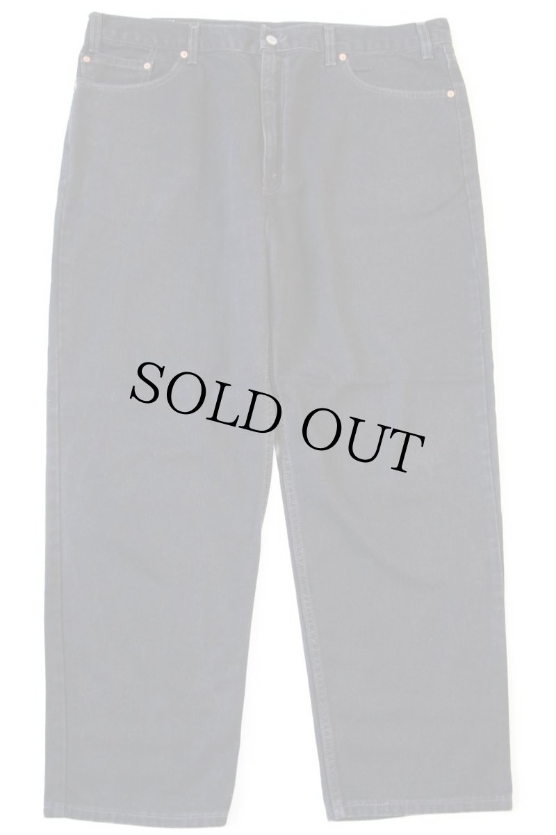 画像2: 00s USA製 Levi'sリーバイス 550 ブラック デニムパンツ w42 L30★126 (2)