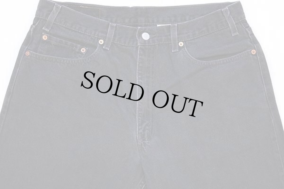 画像4: 90s メキシコ製 Levi'sリーバイス 550 ブラック デニムパンツ w36 L34★108 (4)