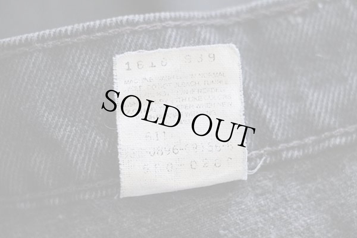 画像7: 90s USA製 Levi'sリーバイス 550 ブラック デニムパンツ w40 L32★124 (7)