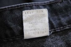 画像7: 90s USA製 Levi'sリーバイス 550 ブラック デニムパンツ w40 L32★124 (7)