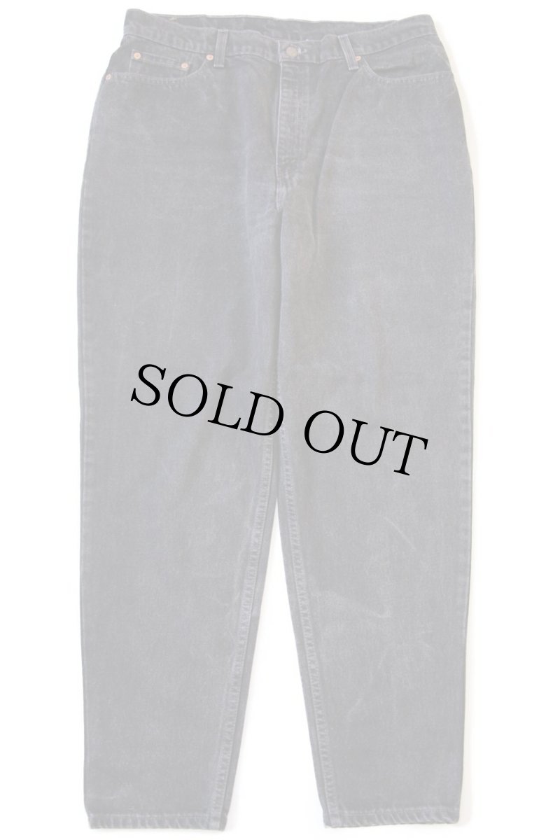 画像2: 90s USA製 Levi'sリーバイス 550 ブラック デニムパンツ 18W M (2)