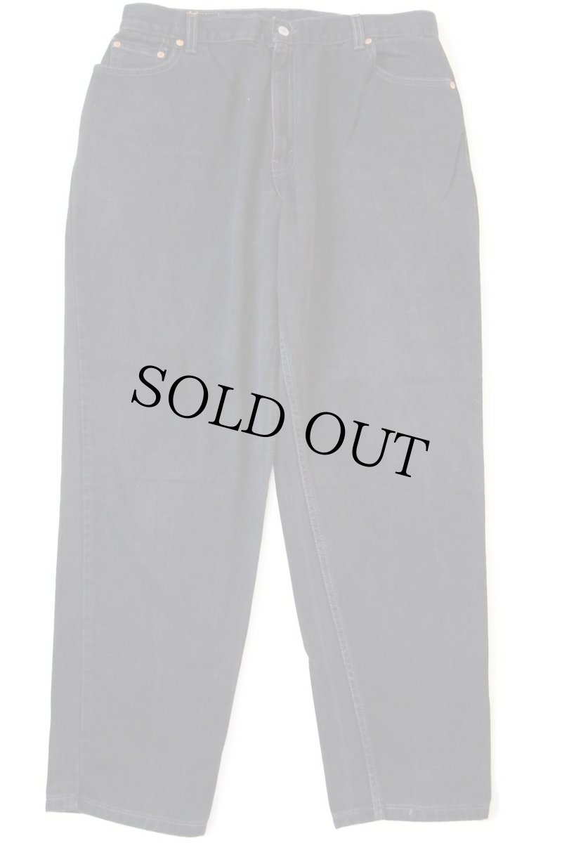 画像2: 90s USA製 Levi'sリーバイス 550 ブラック デニムパンツ w36★129 (2)