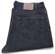 画像1: 90s USA製 Levi'sリーバイス 560 ブラック デニムパンツ w40 L30★25 (1)