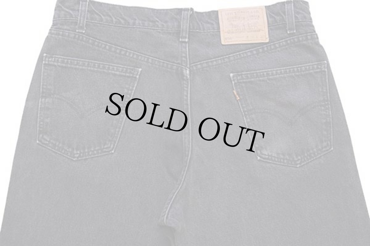 画像5: 90s USA製 Levi'sリーバイス 550 ブラック デニムパンツ w36 L30★92 (5)