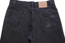 画像5: 90s USA製 Levi'sリーバイス 550 ブラック デニムパンツ w36 L30★92 (5)