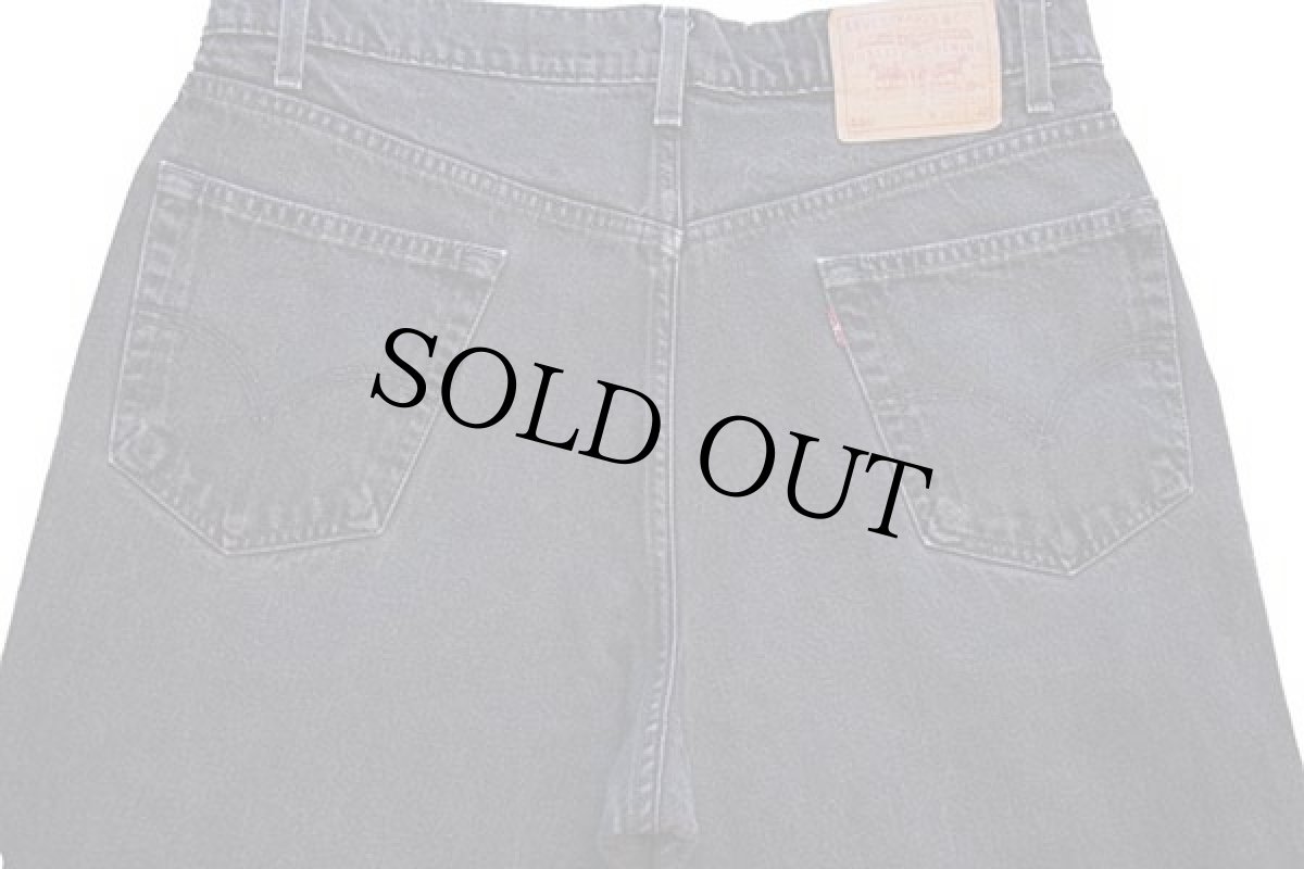 画像5: 90s メキシコ製 Levi'sリーバイス 550 ブラック デニムパンツ w36 L32★90 (5)