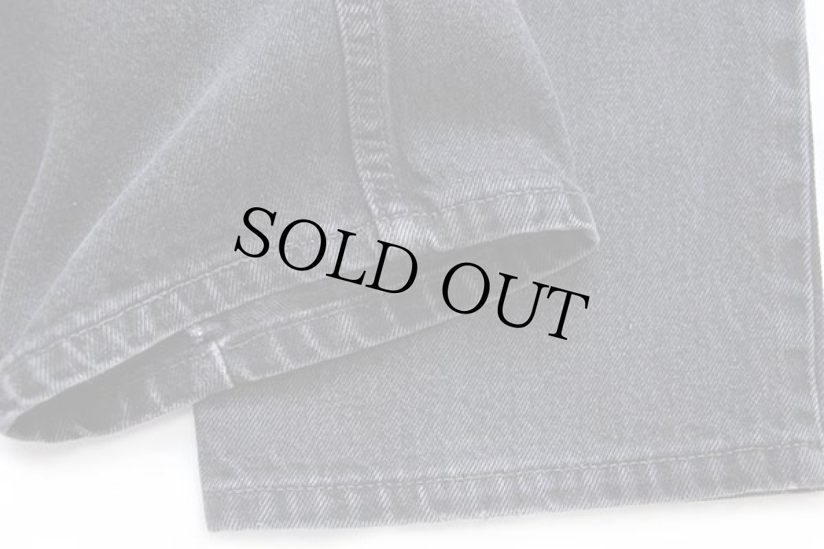 画像8: 90s USA製 Levi'sリーバイス 550 ブラック デニムパンツ w36 L32★122 (8)