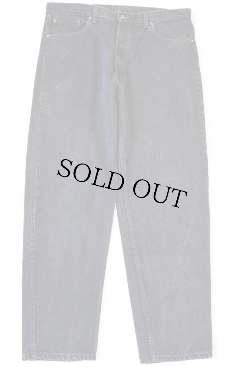 画像2: 90s カナダ製 Levi'sリーバイス 550 ブラック デニムパンツ w40 L32★125 ユーロ (2)