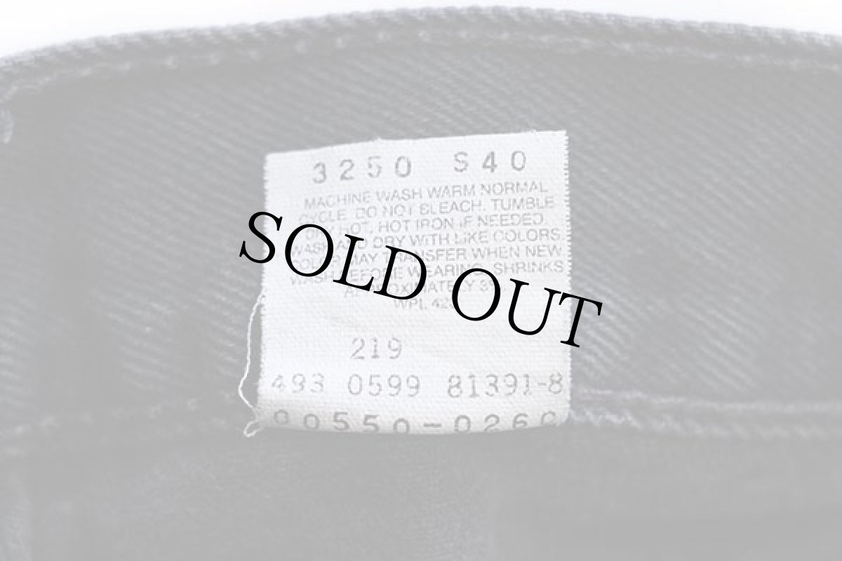 画像7: 90s メキシコ製 Levi'sリーバイス 550 ブラック デニムパンツ w36 L34★108 (7)