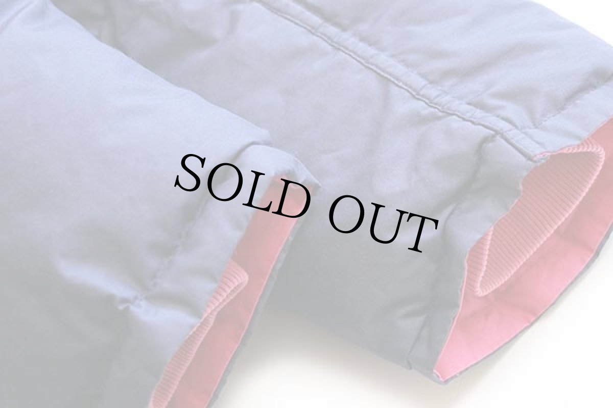 画像8: 90s Dolomite 2WAY リバーシブル ダウンジャケット ナス紺×ピンク XS (8)