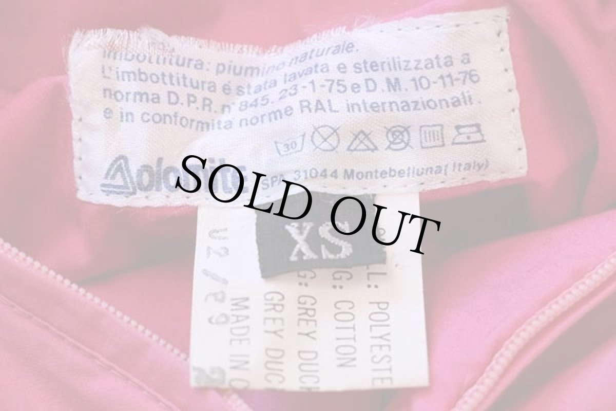 画像5: 90s Dolomite 2WAY リバーシブル ダウンジャケット ナス紺×ピンク XS (5)