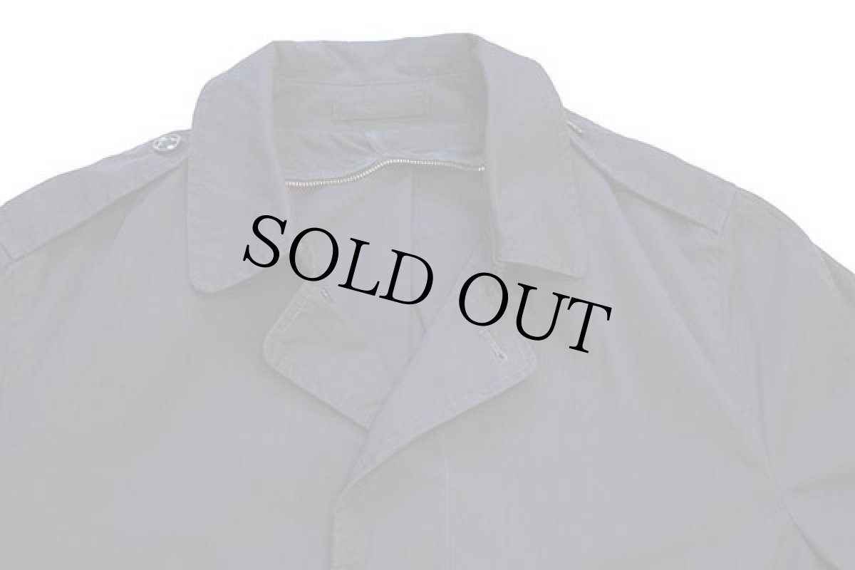 画像3: 00s 米軍 U.S.NAVY オールウェザー ステンカラーコート 黒 44L★レインコート (3)