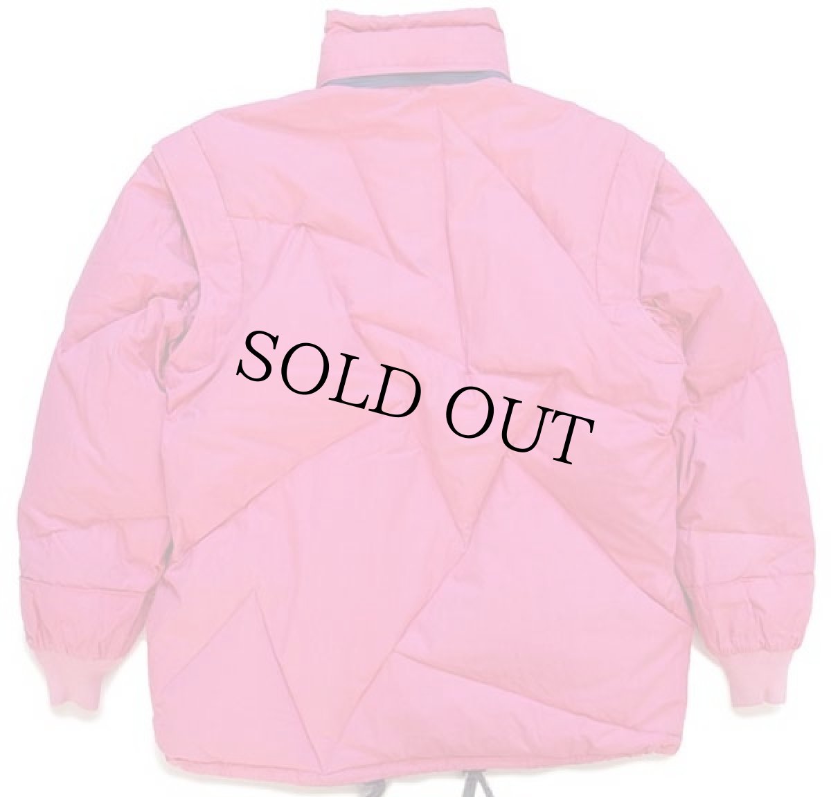 画像4: 90s Dolomite 2WAY リバーシブル ダウンジャケット ナス紺×ピンク XS (4)