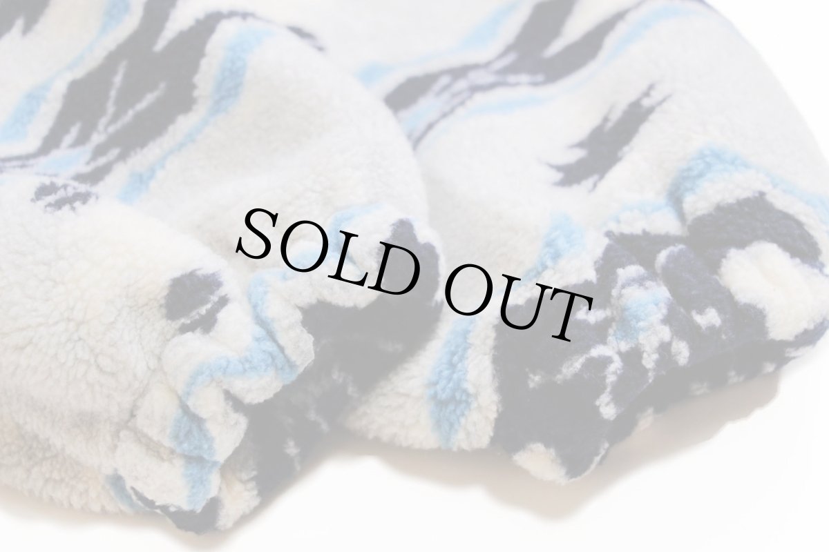 画像5: フランス製 KAZO ネイティブ柄 パイル フリースジャケット 2 (5)