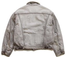 画像2: 80s Levi'sリーバイス 70603 ボアライナー ブラック デニムジャケット 4ポケット フェード XL★ユーロ (2)